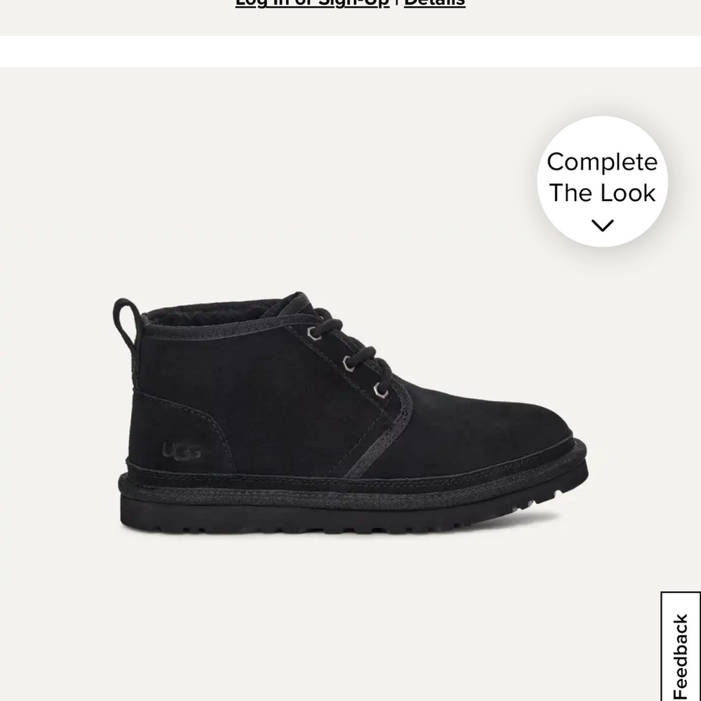 UGG Women's Black Lace Up Boots